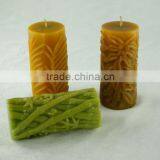 Hot Selling Manufacture Embossed Pillar Candle Gift Decoration thumbnail-2