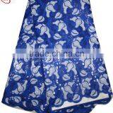 CL8468-3 New Coming High Quality Royal Blue Organza Lace Soft Material New Design Nice Pattern for Making Parry Dress thumbnail-1