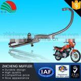 ZB 125CC Steel Motorcycle High Polished Chromed Silencer