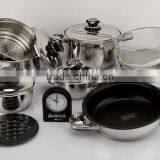 cookware set,17pcs,supplier for BOHMANN,ROYALTY LINE,EDEL HOFF