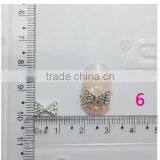 3D Nail Art DIY Decoration Black & White Color Bow Flower &Snowflake Pattern Nail Rhinestone Stickers For Manicure Tools thumbnail-3