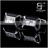 Unique Design Business Enamel Shirts Cufflinks With CZ thumbnail-1