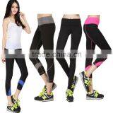 Ladies 88% Polyester 12% Spandex Quick Dry Sports Pants Yoga Gym Fitness Leggings for Women thumbnail-1