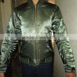 Custom Satin Bomber Jackets thumbnail-3