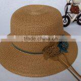 Practical Best Choice Lady Rivet Band Straw Cap thumbnail-1