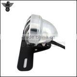 Aluminum Polished Antique Style Tail Light for Harley Custom Bikes thumbnail-2