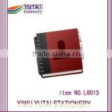 Promotional Useful Plastic Coverboard Spiral Contacts Notebook