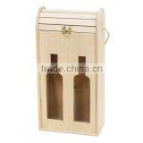 Made in China Paulownia 2 Bottles Wooden Wine Gift Box for Sales thumbnail-1
