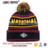 Small Order Beanies Custom Jacquard 100% Acrylic Cheap Beanies thumbnail-1