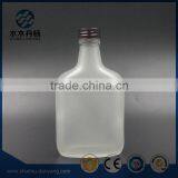 200ml Frosted Flat Glass Drinking Bottle Wine Bottle