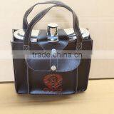 Big Stainless Steel Hip Flask Out Door Hip Flask With Leather Case Easy Carried