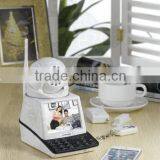 3g gsm ip camera P2P 0.3MP Wireless NPC 3.5 inch LCD screen Network Phone PT IP Camera