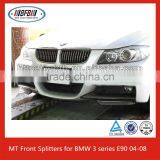 Carbon Fiber Front Bumper Spoiler BUMPER Splitter Lip for BMW E90 MT FRONT BUMPER thumbnail-1