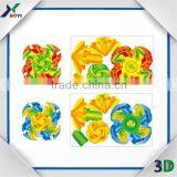 3D PP Plastic Puzzle Spinning Top 3D Toy thumbnail-5