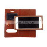 Multiple Sizes Leather Universal Rotating Case Cover for 4.5 Inch Cellurar Wholesale thumbnail-2