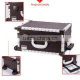 Professional Rolling Travel Trolley Train 6-lights Aluminum Cosmetic Case, Light Makeup Case, Cosmetic Case With Light thumbnail-5