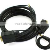 2m Laptop to LCD HD TV VGA Cable with Jack Audio Lead