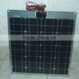 60W RV Roof Semi Flexible Mono Solar Panel thumbnail-1
