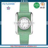 FS FLOWER - SWF059 Leather-Wrapped Watches Case Beautiful Novelty Fashion Ladies Wrist Watch thumbnail-3