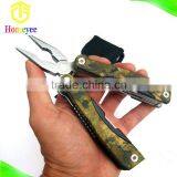 Outdoor Popular Aluminium Anodized and Camouflage Handle Multi Pliers