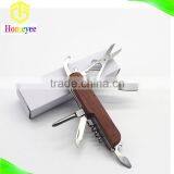 Multifunction Mini Pocket Knife With Wood Handle /small Size Wood Handle Knife thumbnail-2
