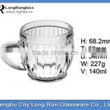LongRun 140ml China-made New Design Unique Drinking Shot Coffee Glass Cup Water Tea Glass Mug