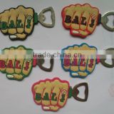 3d soft pvc magnetic rubber openers