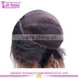 6A Quality Brazilian Virgin Hair Bob Ombre Two Tone Lace Front Wig thumbnail-5