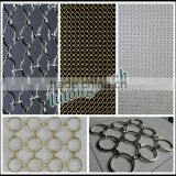 Anping lutong mesh metal rings curtains for interior decoration