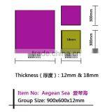 Soft Leather Wall Tile High-end Customized Faux Leather Tile (Aegean See) thumbnail-2