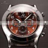 KS Navigator Men Leather Automatic Mechanical Analog Watch thumbnail-3