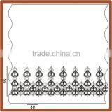 China Supplier European Design Mulit-color Window Cotton Curtain Ready Made thumbnail-6