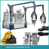 Power Saving Low Pressure PU Sole Pouring Equipment Safety Shoe Making Machine