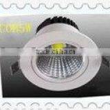 High Brightness 5 W Aluminum+glass Optical LensesCOB LED Downlight