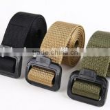 different pure color Cheap army timing men belt