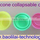 Free Packing Colorful Silicone Collapsible Cup thumbnail-1