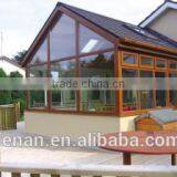 Customized Size Excellent Aluminum Commercial Glass Green Houses /prefabricated