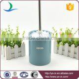 Wholesale 5pcs Blue Ceramic Bathroom Toilet Sets thumbnail-5