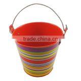 Mini Tin Bucket With Rainbow Design thumbnail-1