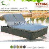 YH-8179 Beach Chair Swimming Pool Outdoor Wicker Rattan Sun Lounger