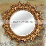 Wooden Classical Hand Carved Wall Mirror, MOQ:1PCS(B70127) thumbnail-1