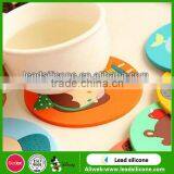 Cartoon Printed Silicone Cup Mat,silicone Cup Coaster thumbnail-2