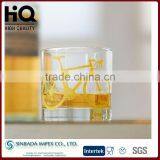 Machine Made Water Glass Cup With Printing Designs for Juice&whisky thumbnail-1