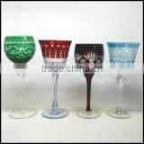 Hand Cut Scandinavian Style Wine Glass Champange Flute thumbnail-1