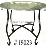 Small Round Easily Adjustable Moroccan Table thumbnail-2