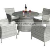 PE Rattan Dining Table Set/ PE Wicker Dining Set/ Outdoor Furniture