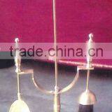 Brass 2 Piece Fire Place Tools Set thumbnail-1