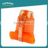 Promotional Foldable Food Grade Silicone Soft Water Bottle With Cap thumbnail-5