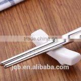 Wholesale Chineses Stainless Steel Chopsticks With Rests thumbnail-5