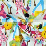 Wholesale 100% Cotton Fabric Printed Flower Cotton Fabric Cotton Knitted Ripple Fabric thumbnail-6